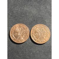 Германия 2 евроцента 2012 F G