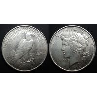 США 1 доллар 1922 "Peace Dollar", серебро