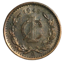 Мексика 1 сентаво, 1948