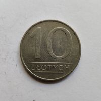 Польша 10 злотых 1987 г.