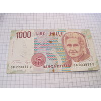 1000 лир 1990 г. с рубля!