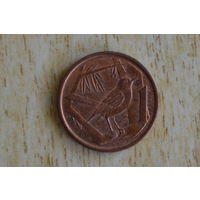 Каймановы острова 1 цент 2005 с 1 руб