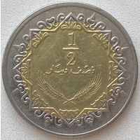 Ливия 1/2 динара 2009 г.