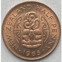 Новая Зеландия 1/2 пенни 1965 г.