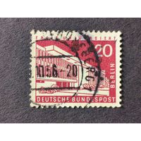 Германия 1956. Берлин. Городские пейзажи Берлина. Здание свободного университета Генри Форда в Далеме