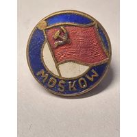 Знак фестиваль 1957г версия на английском языке