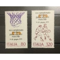 Италия, 1979г., Спорт чемпионат Европы по баскетболу, п/с, MNH.