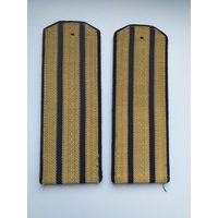 Погоны съемные старшего офицерск.состава ВМФ СССР на вахтенный китель-стойку