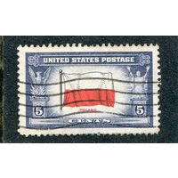 США. Флаги стран, участников второй мировой войны. Польша