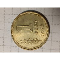 1 песо Аргентина 1975 год.