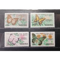 Нигерия. 1982 год. Фауна. Бабочки (1355)