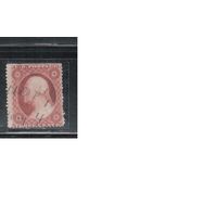 США-1861, (Скотт.26), гаш.  , Стандарт, Президенты, Вашингтон