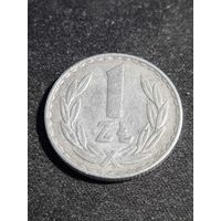 Польша 1 злотый 1977