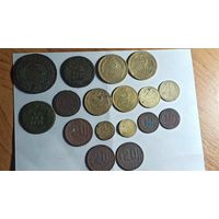 РАННИЕ СОВЕТЫ И РИ /всего 17 монет/