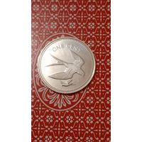 Белиз 1 цент 1974 серебро