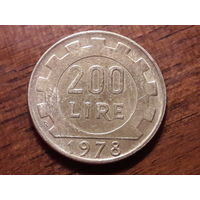 Италия 200 лир 1978