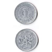 1 йена Япония 1987 года