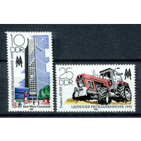 ГДР - 1980г. - Весенняя ярмарка в Лейпциге - 2 марки - полная серия, MNH [Mi 2498-2499]. #O-Se-Z-1-36
