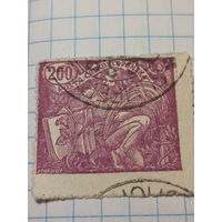 Марка Чехословакия 1923 год