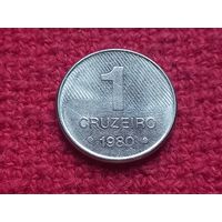 Бразилия 1 крузейро 1980 г.