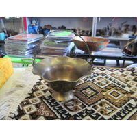 Ваза, конфетница латунная, Индия.