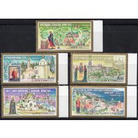 Россия 2004. Монастыри Русской Православной Церкви 5 марок 917-21 (464)