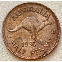 Австралия 1/2 пенни 1950