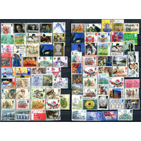 Великобритания  - 80+ марок - гашёные. #4-W1-126-B-1