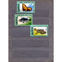 КНДР, 1979,  ФАУНА,   серия    3м   гашен