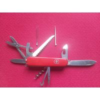 Складной швейцарский нож Victorinox 11 предметов. Швейцария.