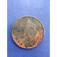 Германия ФРГ 10 пфеннигов 1980 F