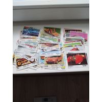 Вкладыши Турбо. 101 штука, разные серии, разное состояние. С рубля, без МЦ.