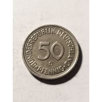 Германия 50 пфенинг 1980 D