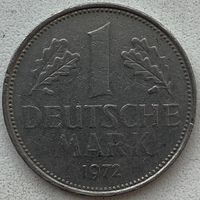 Германия 1 марка 1972 г. F