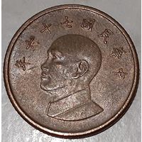 Тайвань 1 доллар, 1987 (14-12-35)