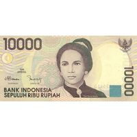 Индонезия 10000 рупий образца 1998(2004) года UNC p137g