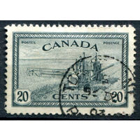 Британские колонии - Канада - 1946г. - ландшафты, виды, 20 с - 1 марка - гашёная [Mi 238]. #3-WB-100-A-1