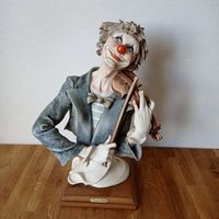 Большая статуэтка фигурка клоуна Giuseppe Armani Capodimonte