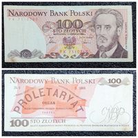 100 злотых Польша 1986 г.