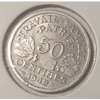 Шалёны распродаж! 50 Сантим 1942 Франция