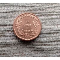 Werty71 Аргентина 1 сентаво 1998