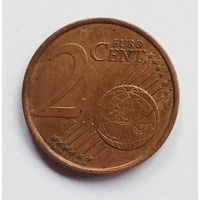 Германия 2 евроцента 2002 г. F