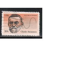 США-1983, (Мих.1653) , гаш.  , Личности, Изобретатели ,