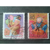 Япония, 2003. Год Обезьяны, полная серия. Mi-2,5 евро гаш.