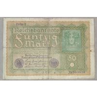50 марок 1919 год Веймарская Республика