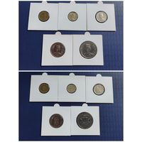 Распродажа !!! Бруней 5 монет (1, 5, 10, 20, 50 сенов) 2009-2010 гг. UNC