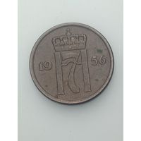 Норвегия 2 эре 1956 года .