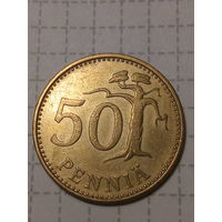 50 пенни Финляндия 1963 год