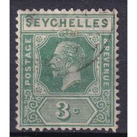 82.BrKSe. Великобритания. Колонии. Сейшельские острова. Георг V. Стандарт. 3C. 1921 г. Mi.#91.