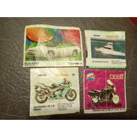 Обертки -фантики от жвачки \2